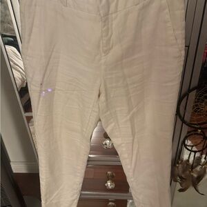 Banana Republic Cream Trousers